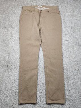 Taylor Stitch Chore Chino Slim Pant Mens Size 36x33 Beige Huckberry USA khaki